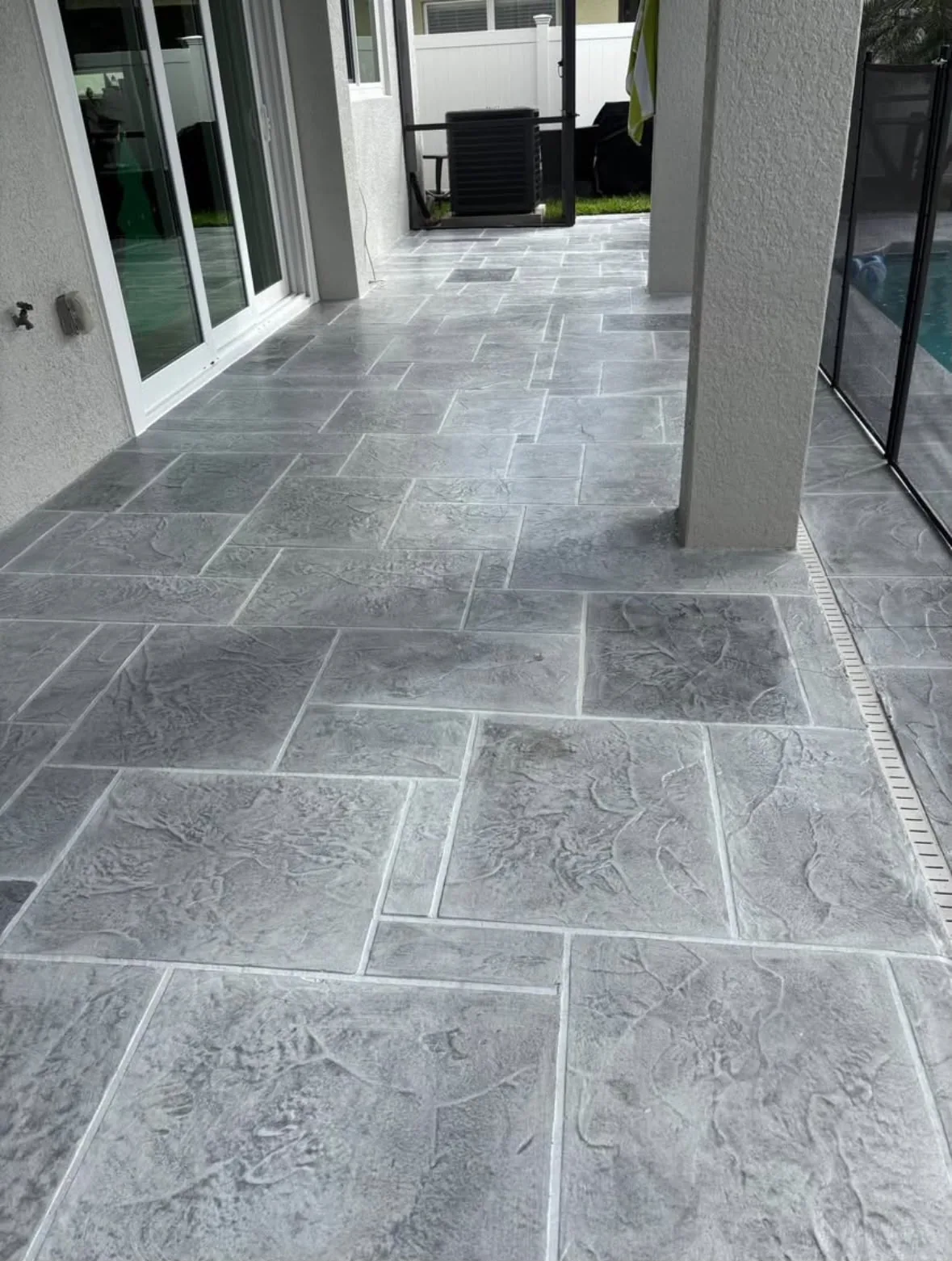 Stamped Concrete Overlay