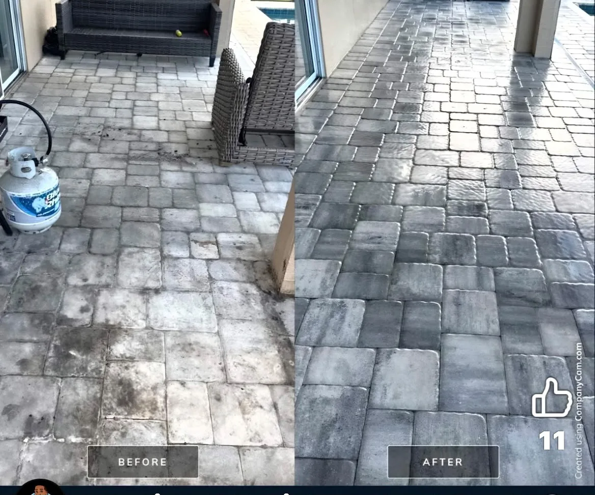Paver Pool Deck Refresh