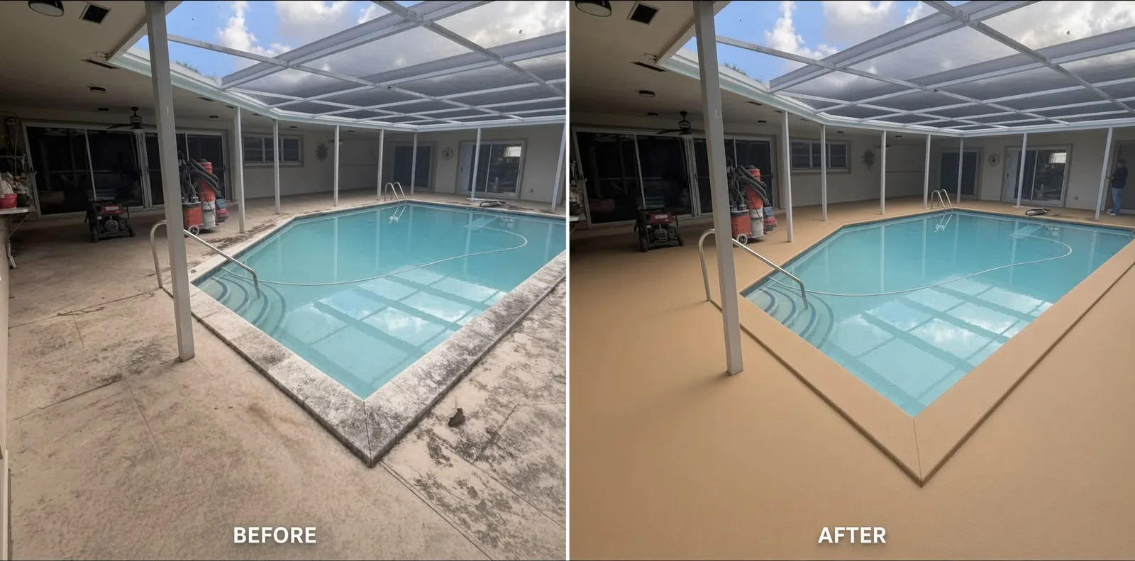 Concrete Pool Deck Resurfacing